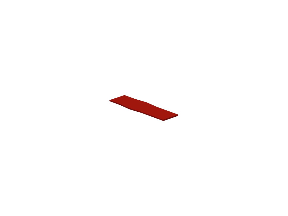 Einsteckschild Weidmüller TM MultiMark 15×4mm Polyester rot