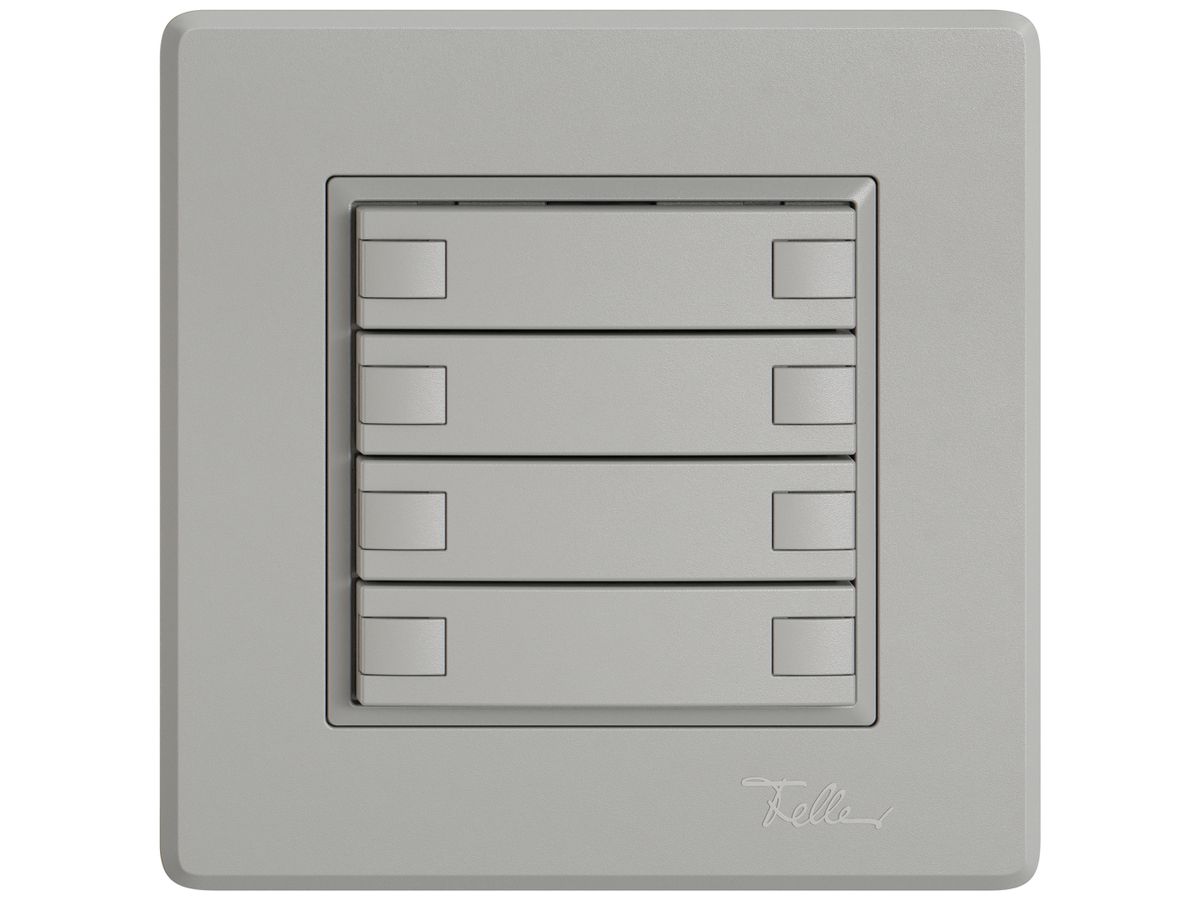 UP-Universaltaster EDIZIO.liv UNI SNAPFIX® o.LED 8× 1-Tbed.hgu