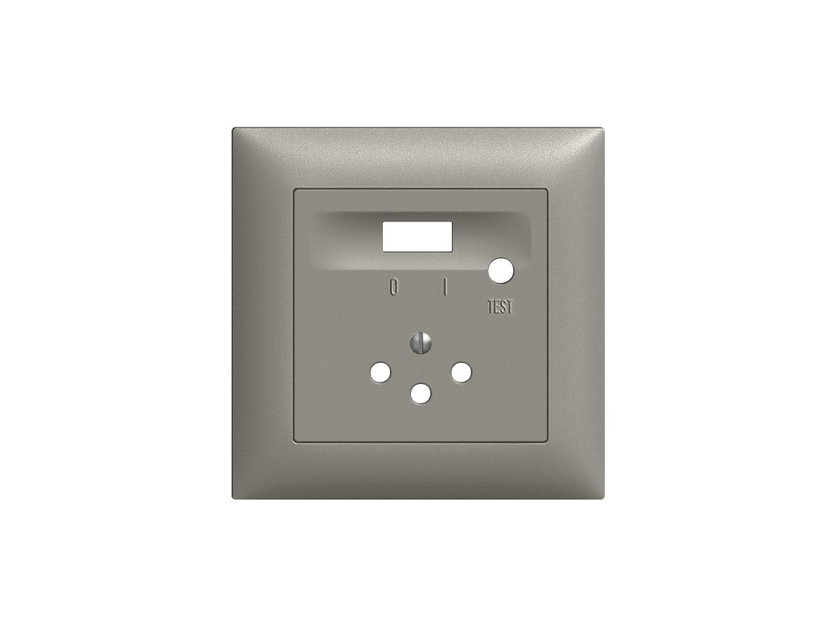 Frontset EDIZIOdue dunkelgrau 88×88mm T12 FI