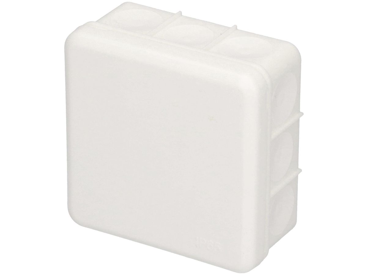 AP-Abzweigdose MAX HAURI 400V 86×86×39mm IP65 weiss