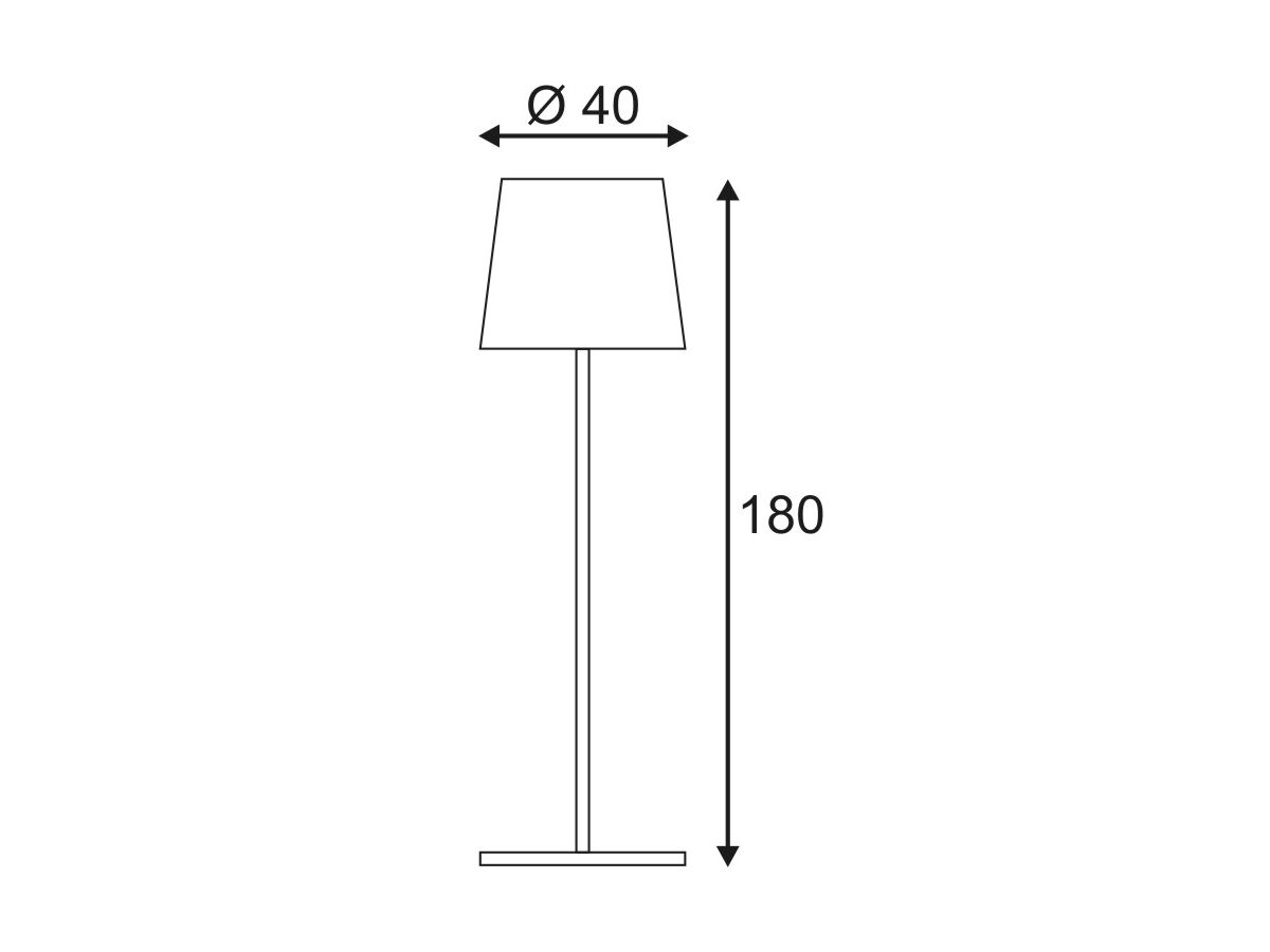 Stehleuchte SLV ADEGAN, E27 24W IP54 anthrazit/weiss