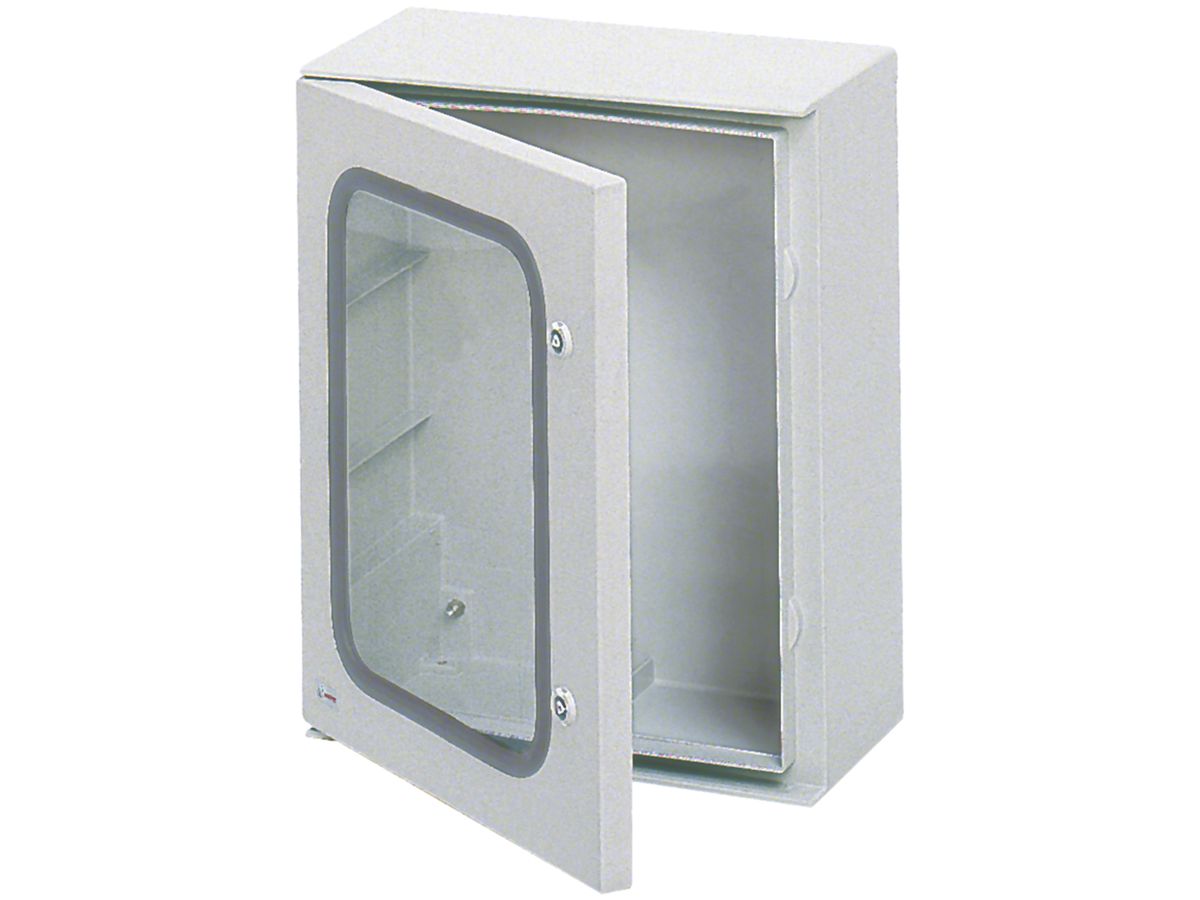 AP-Verteiler Hager Orion.Plus Polyester 500×650×250mm IP65 SKII hgu Klarsichttür