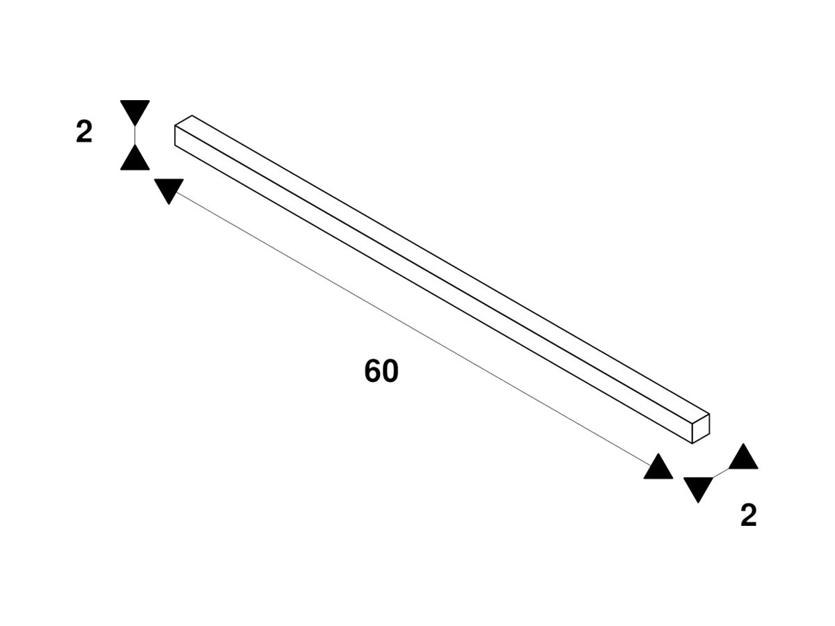 Verbindungskabel SLV BATTEN 2×0.75mm² weiss