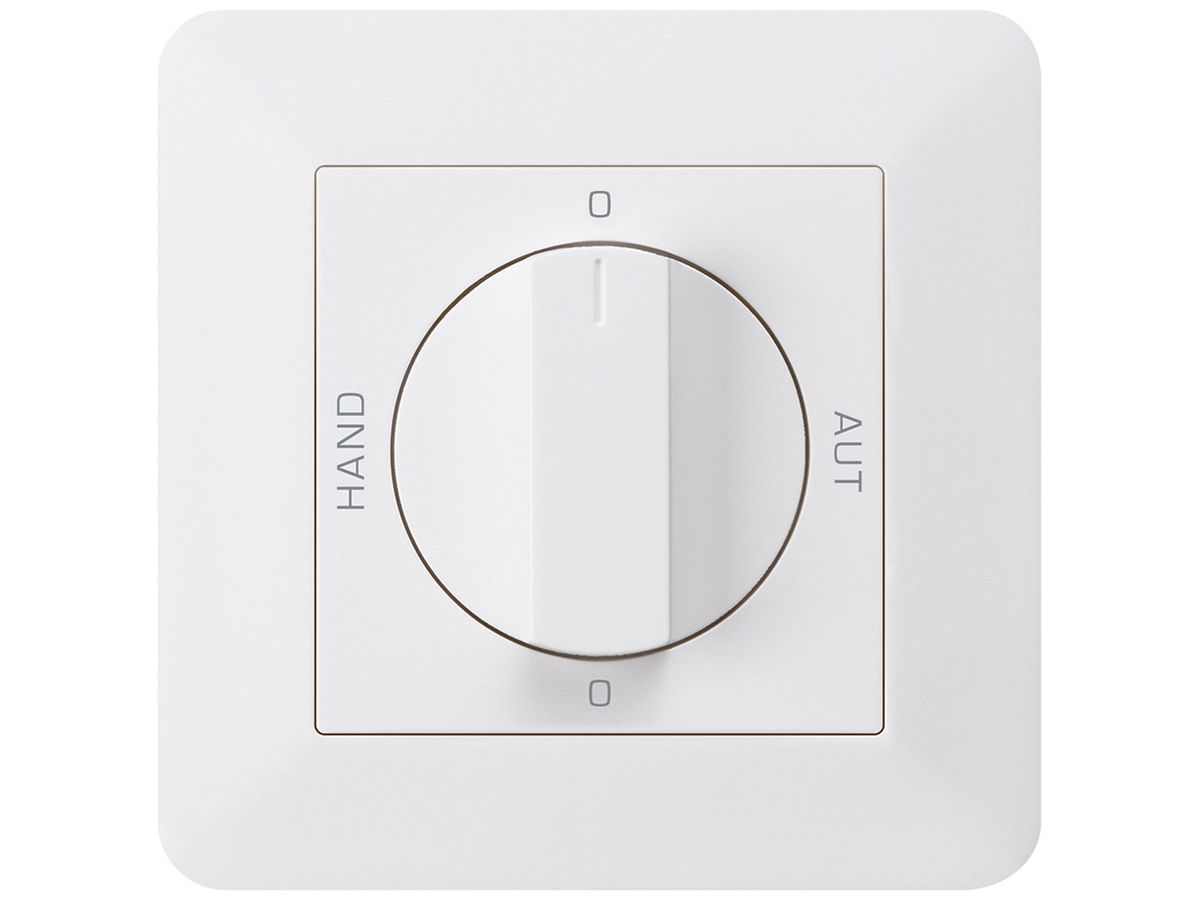UP-Drehschalter 0-Hand-0-Aut. kallysto.trend 2/1L weiss mit Drehgriff