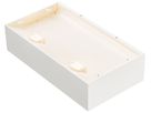 LED-Wandleuchte SLV SHELL 30 WL 54W 5600lm 3000K 120° 286×70×160mm weiss