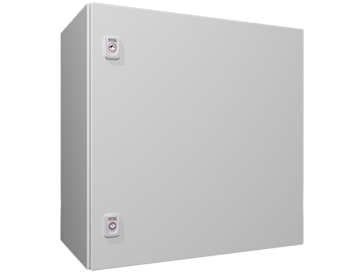 Wandgehäuse 19" Rittal AX IT, 12HE 1-türig, IP66, 600×600×350mm, St-Bl