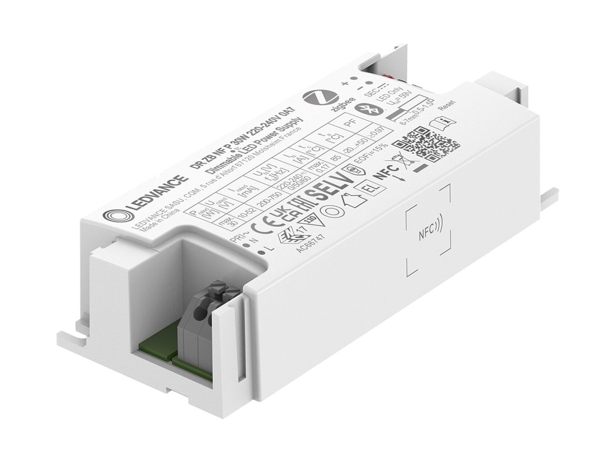 LED-Betriebsgerät LEDVANCE DR ZIGBEE 30W 60V 200…750mA DIM 118.2×45×25mm