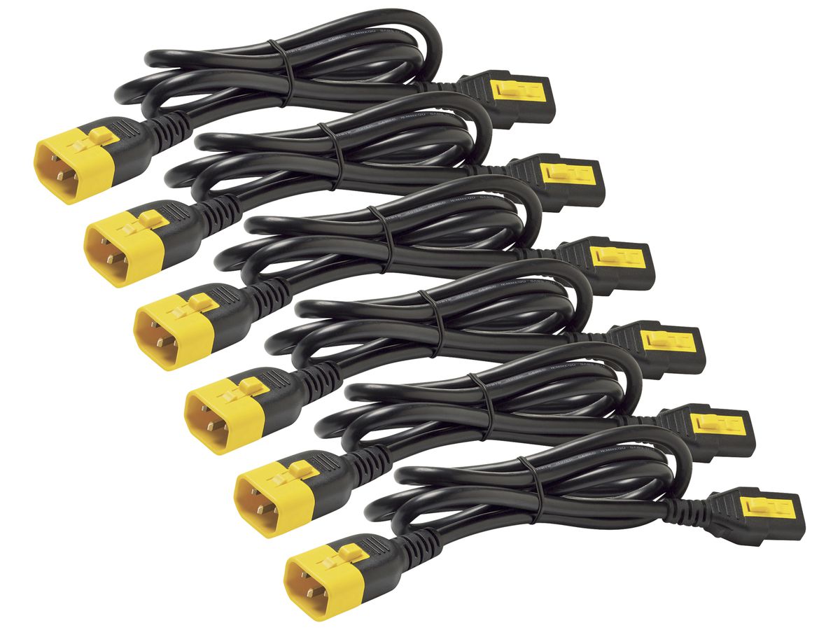 Kabel 10A 230V 6 Adern Gerätestecker 0.6m sz