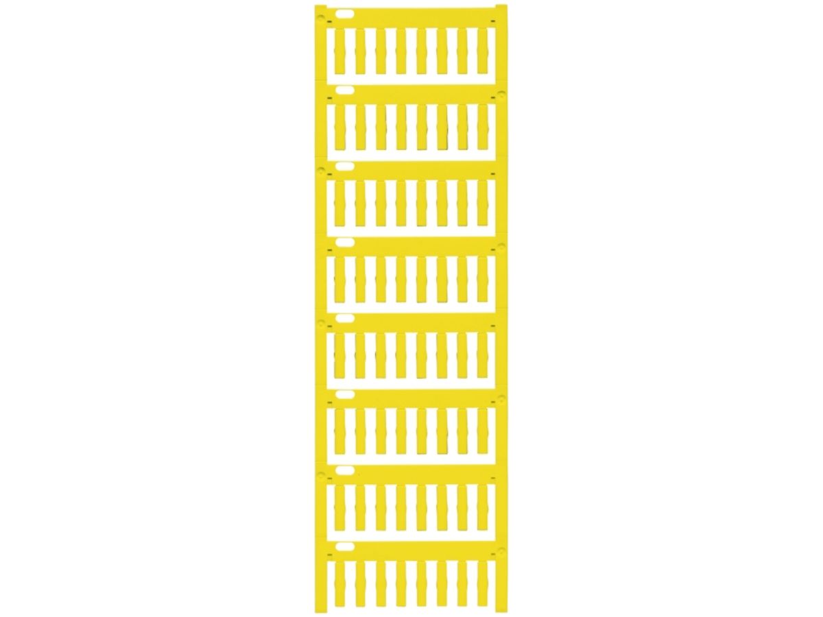 Einsteckschild Weidmüller TM MultiCard 18×4mm PA66 gelb