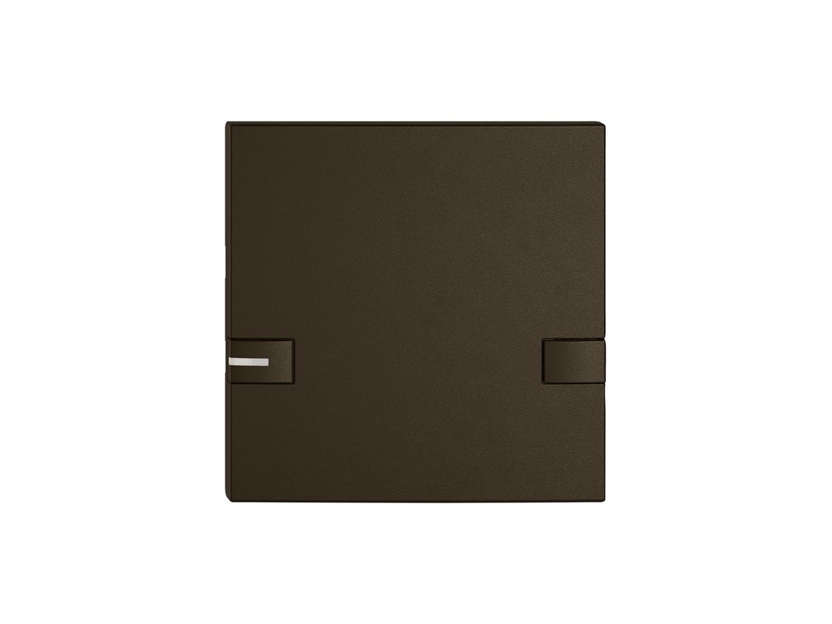 Taste 1/1 EDIZIO.liv KNX und UNI mit SNAPFIX® mit LED 2-Tastenbedienung br