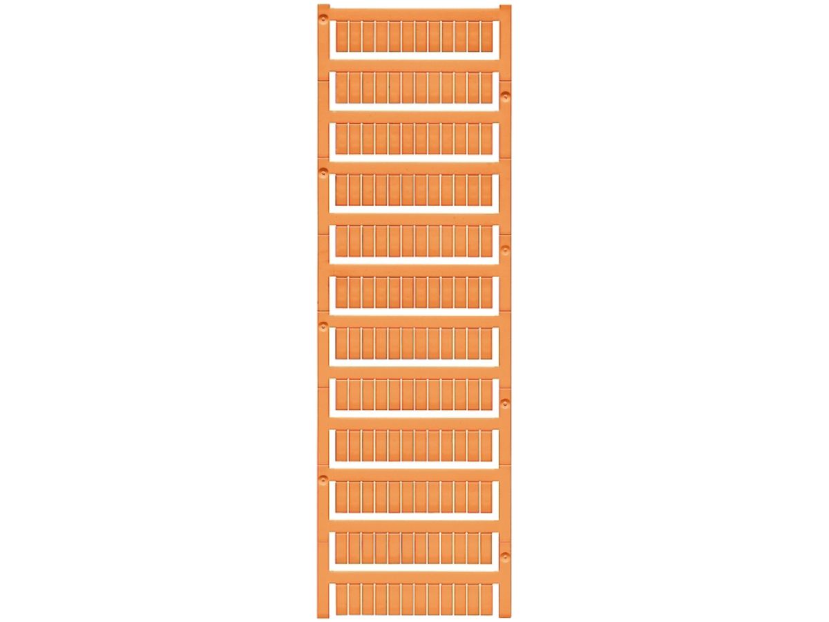 Klemmenmarkierer Weidmüller MultiCard WS 12×6mm PA66 orange