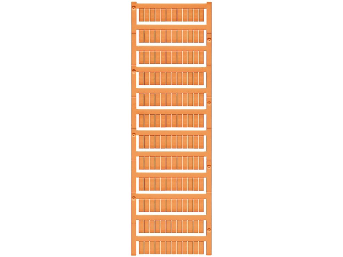 Klemmenmarkierer Weidmüller MultiCard WS 12×6mm PA66 orange