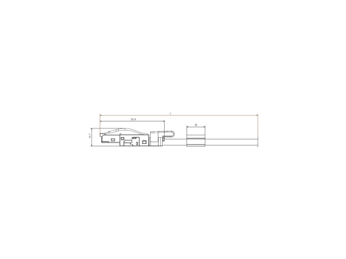 Patchkabel Weidmüller PROFINET, Kat.5e SF/UTP, RJ45/RJ45 STEADYTEC, grün, 20m