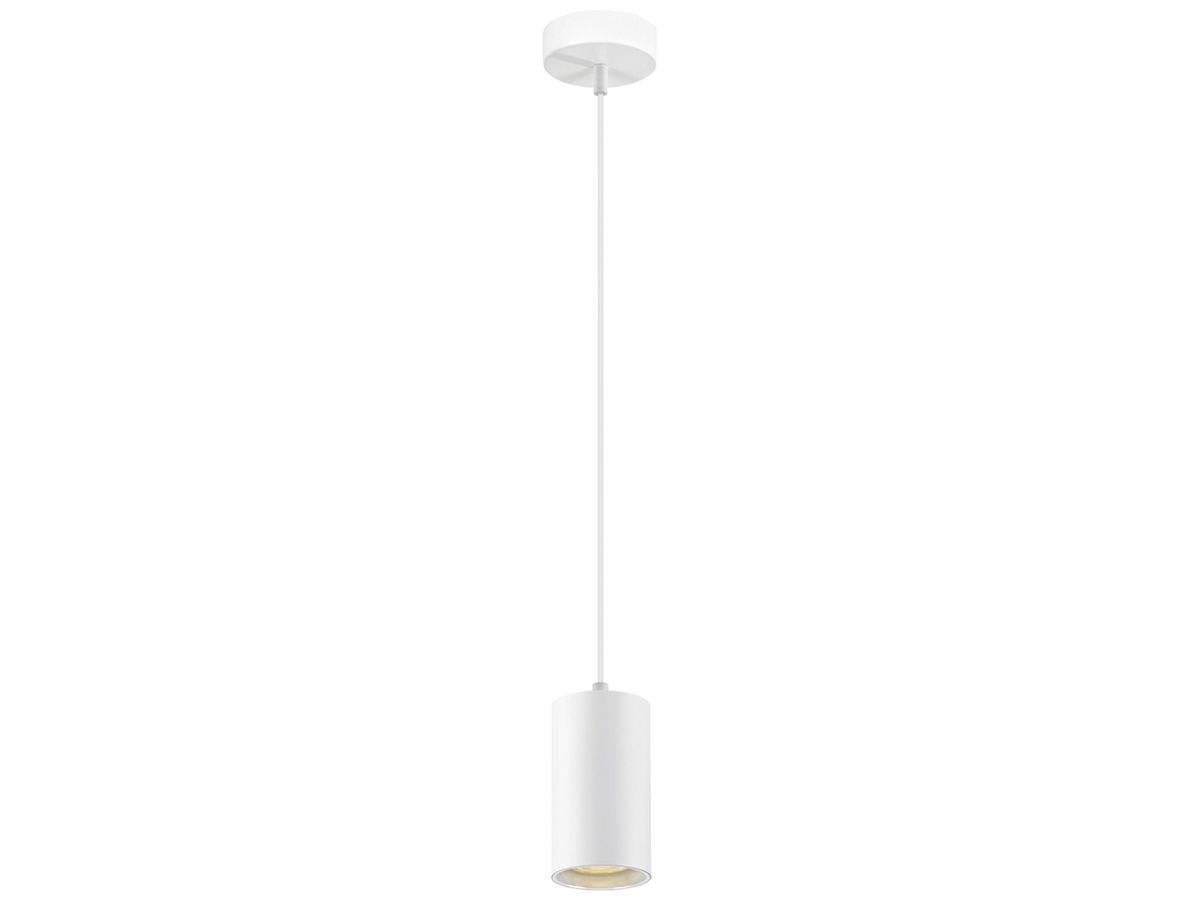 Pendelleuchte SLV ASTO TUBE GU10 1×10W direkt Ø70×125mm weiss