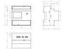 REG-Datenlogger EMU M-Center M-Bus/Modbus RTU/LAN/Service/USB-C/SIM