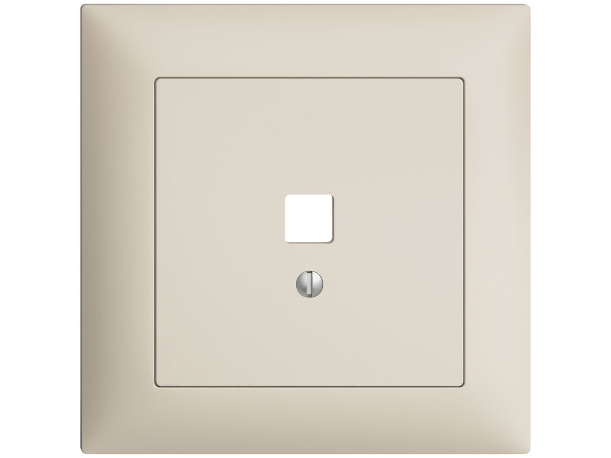 UP-Frontset EDIZIOdue crema 88×88mm für Datenschnittst.USB