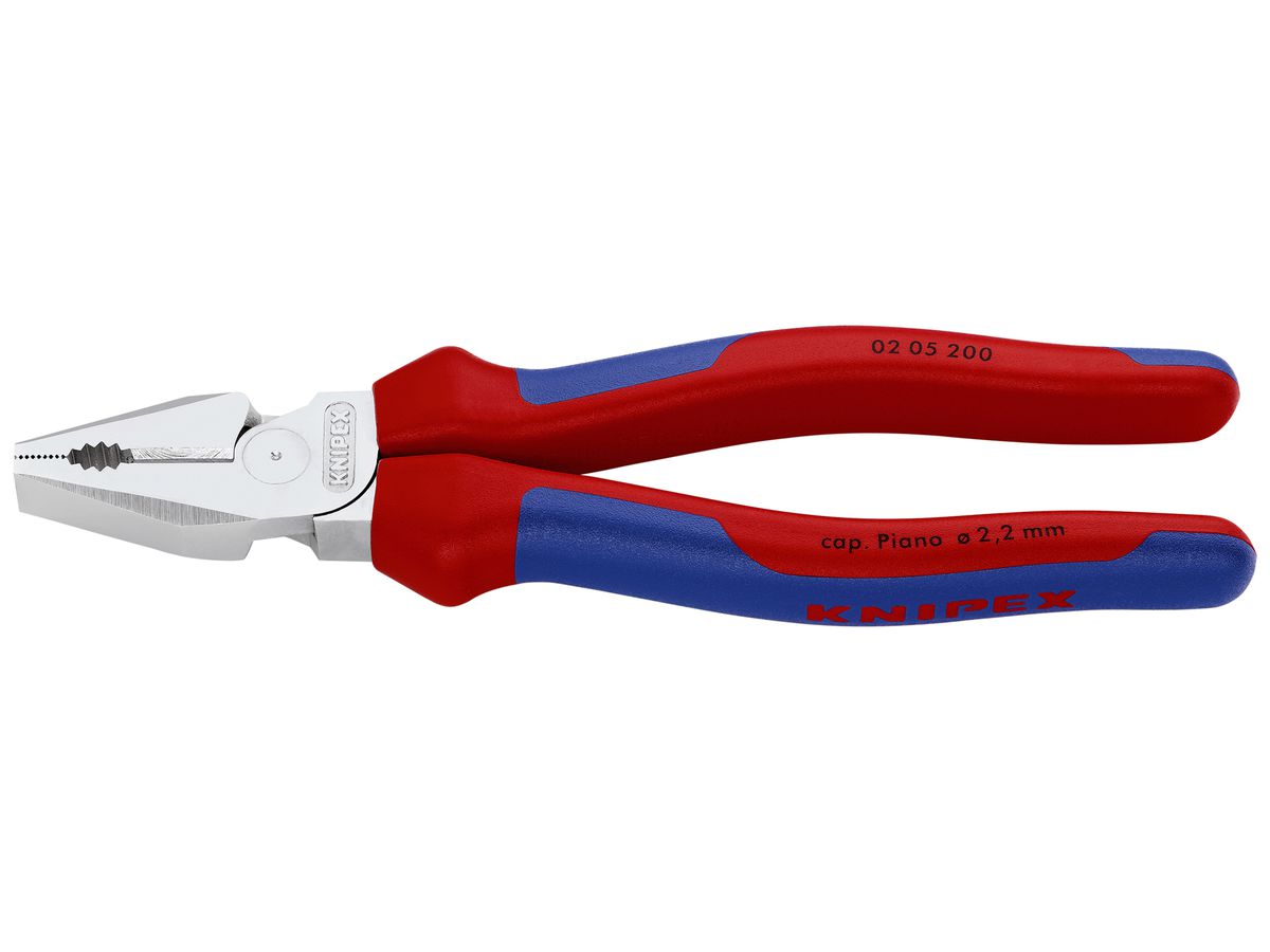 Kombizange KNIPEX 200mm Ø2.2…2.8mm/13mm, 25mm²