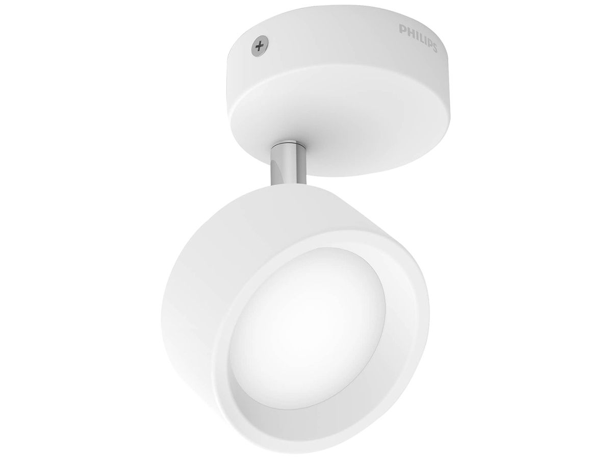 LED-Spot Philips Bracia 5.5W 550lm 2700K 110° Ø86mm weiss 1×Spot