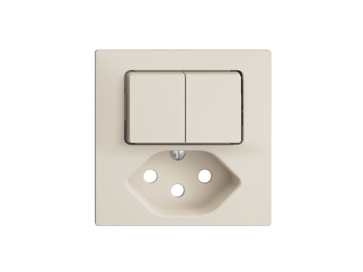 Frontset EDIZIOdue crema, 60×60mm T13