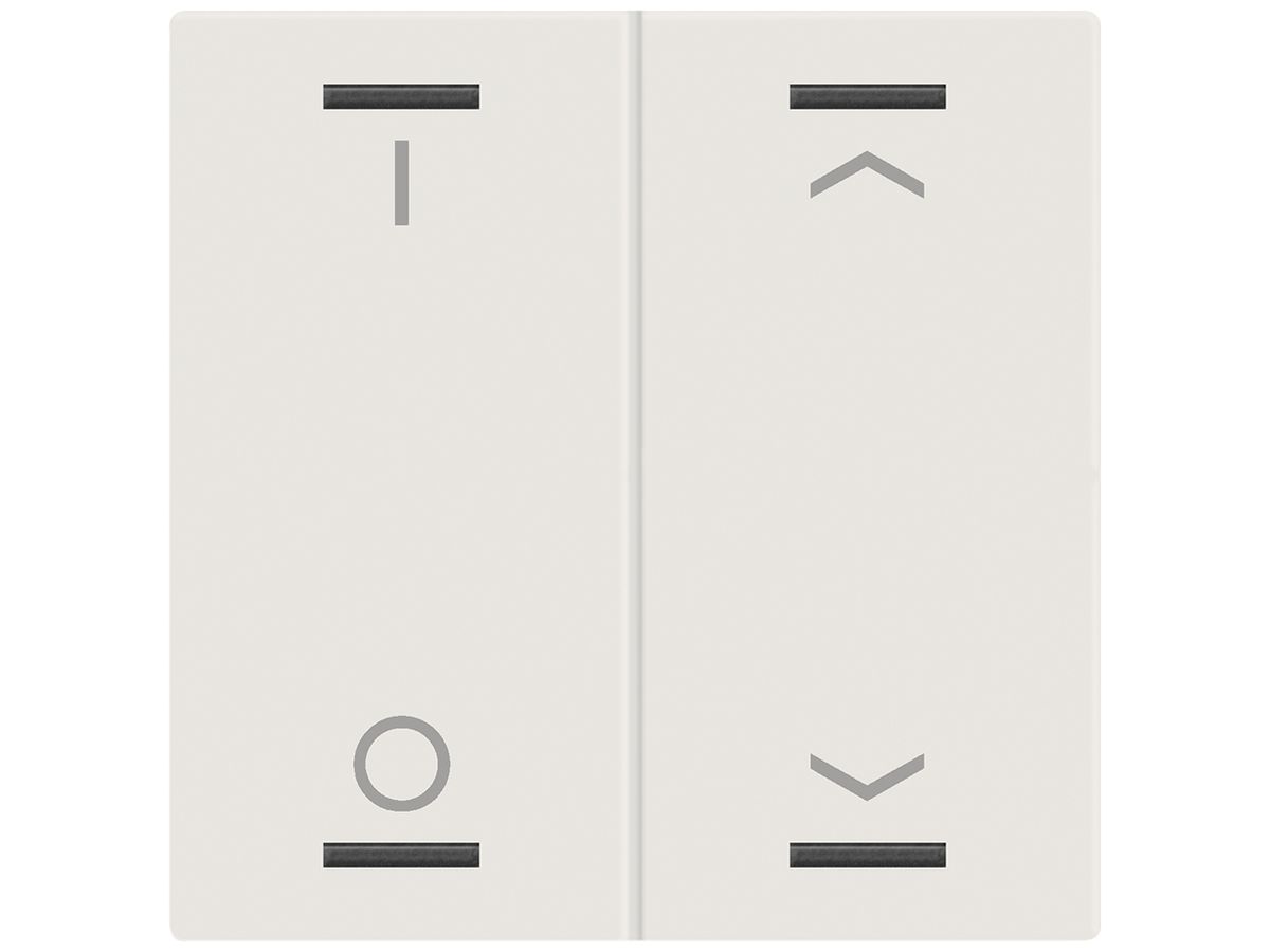 Wippe MDT BE-TAL60W211.D1 1T/4B f.Sensortasten weiss matt "I/O"-"Jalousie"
