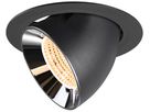 LED-Downlight SLV NUMINOS GIMBLE XL 24W 3500lm 2700K WB DALI Ø175 sz/cr