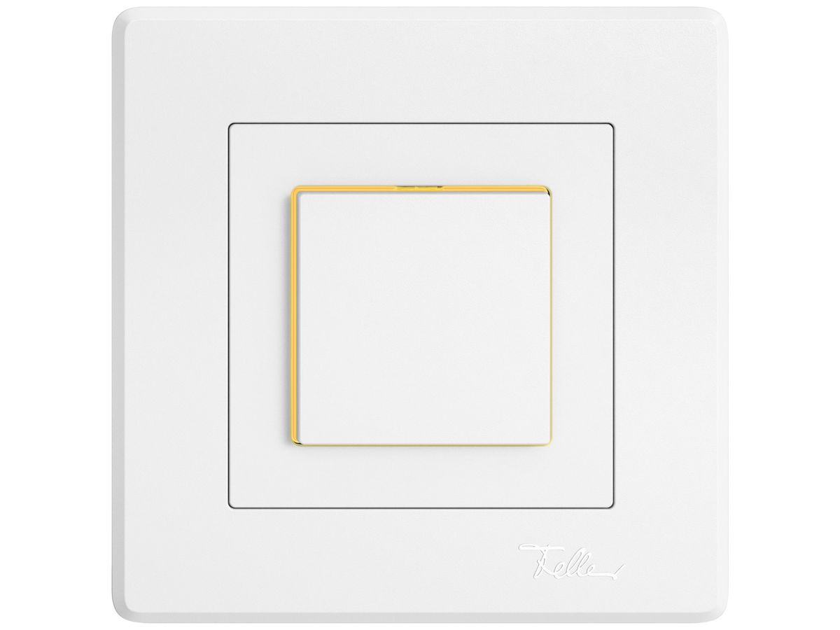 UP-Leuchtdruckschalter EDIZIO.liv SNAPFIX® 6/1L Seitenlinse KS gelb ws