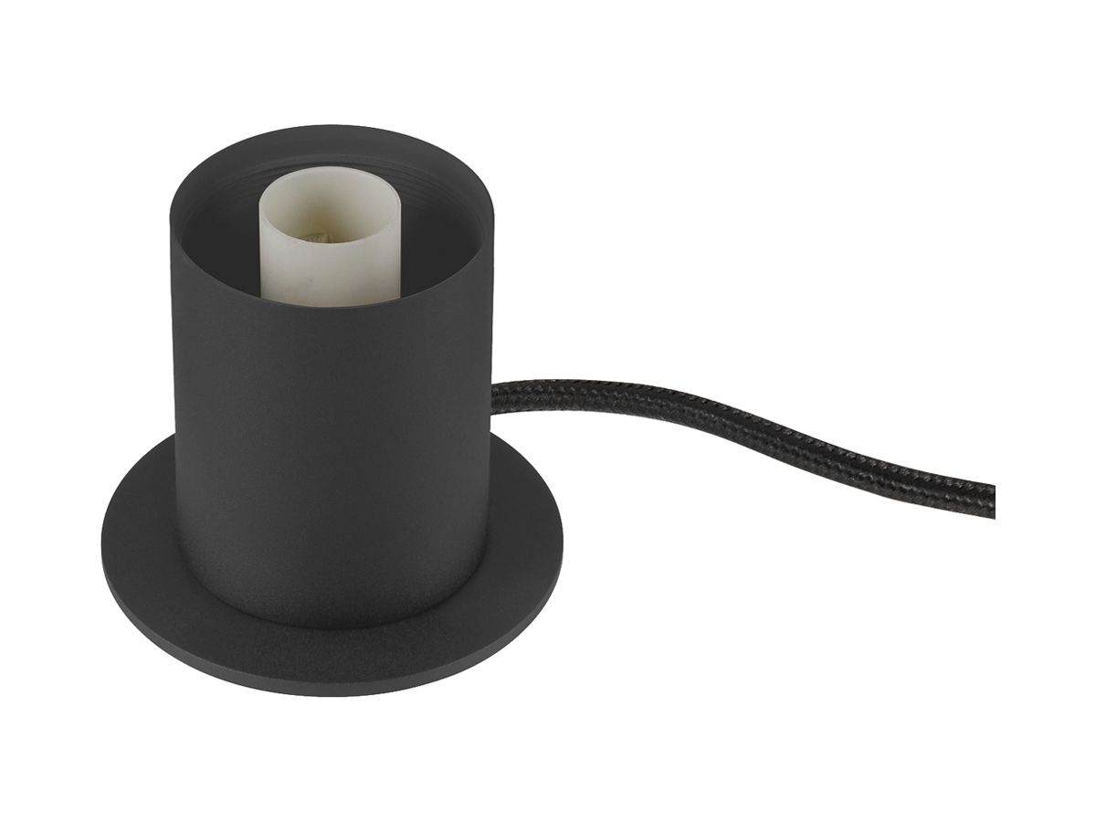 Tischleuchte SLV VARYT E14 1×6W Schalter Ø90×90mm schwarz