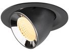 LED-Downlight SLV NUMINOS GIMBLE M 12W 1800lm 3000K MB DALI Ø120 sz/cr