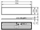 LED-Panelleuchte CoreLine UGR 26W 3600lm 840 IP20/44 DIM 1195×295 ws