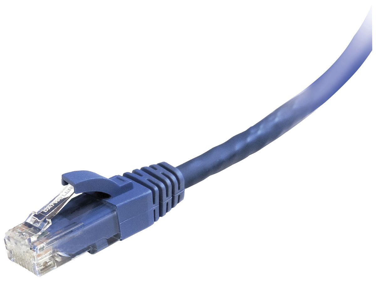 Patchkabel RJ45 Dätwyler 602 4P Kat.6 U/UTP AWG24 FR/LSZH blau 5m
