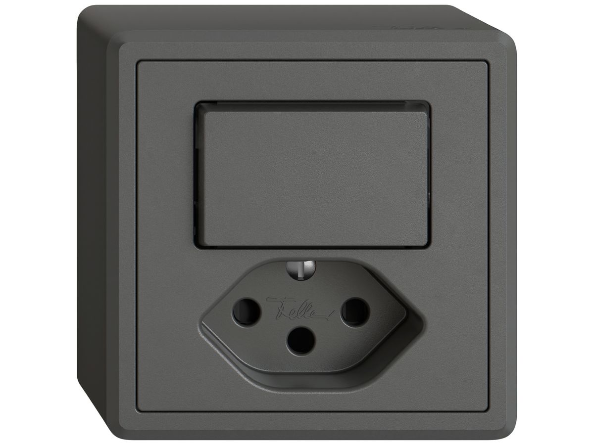 AP-Kombination EDIZIO.liv SNAPFIX® Schema 6+T13 mit Shutter dgu