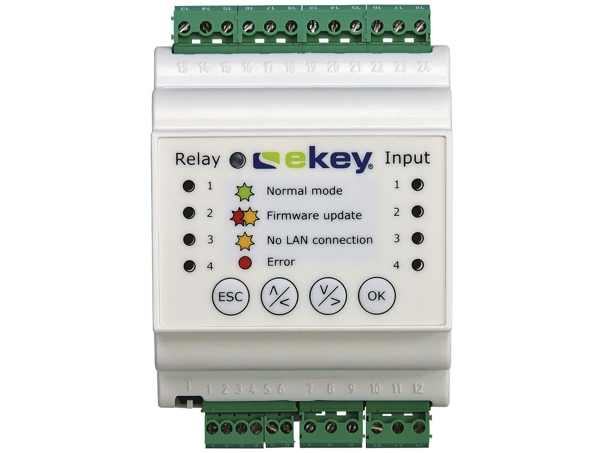 REG-Steuereinheit Hager ekey-net REG 4 weiss