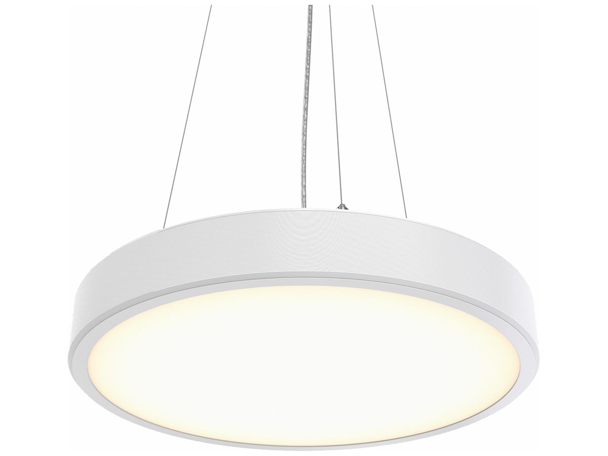 LED-Pendelleuchte Philips Essential 34.5W 4600lm 940 DALI Ø580mm weiss