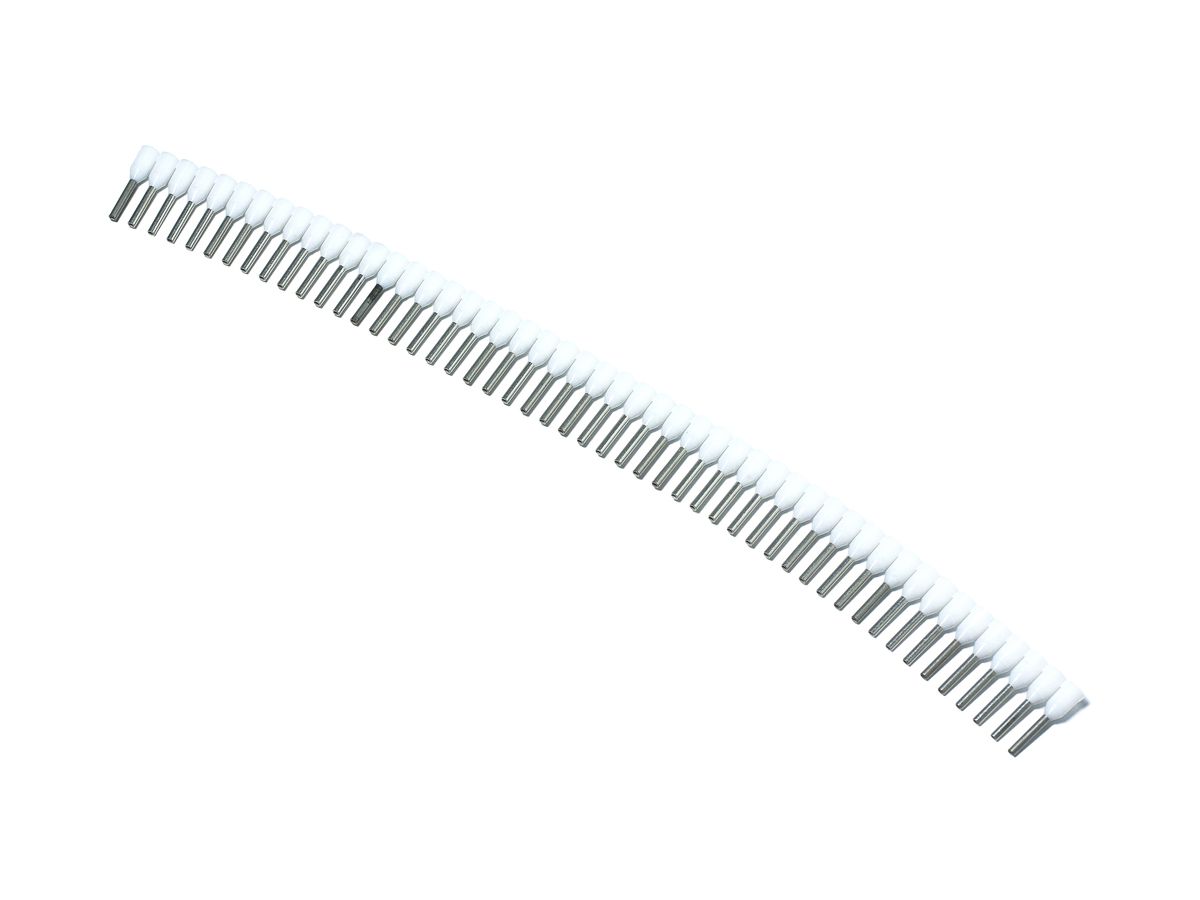 Aderendhülsen-Band für Stripax plus 0.5mm²/8 weiss