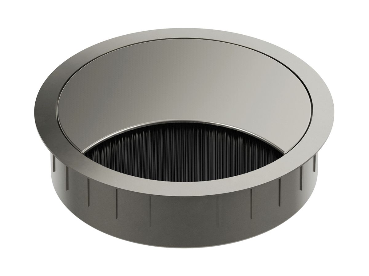 Kabelauslass BACHMANN LOOP ROUND Ø80mm Zamak Edelstahl