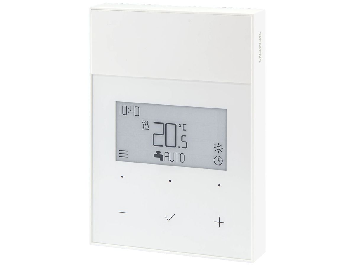 AP-Raumthermostat Siemens RDL121 -20…70°C 5A weiss