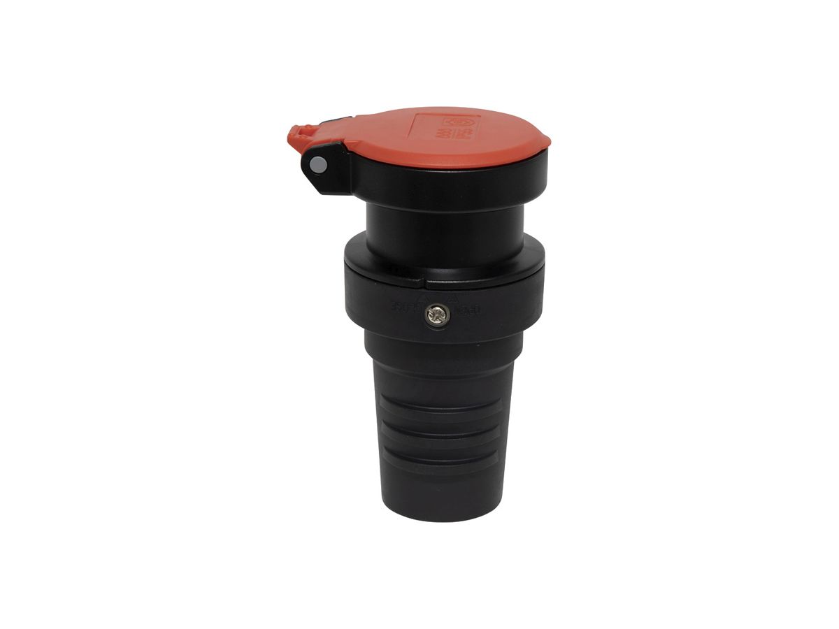 Kupplungssteckdose Typ 15 Brennenstuhl 3L+N+PE 10A 400V IP55 schwarz/rot