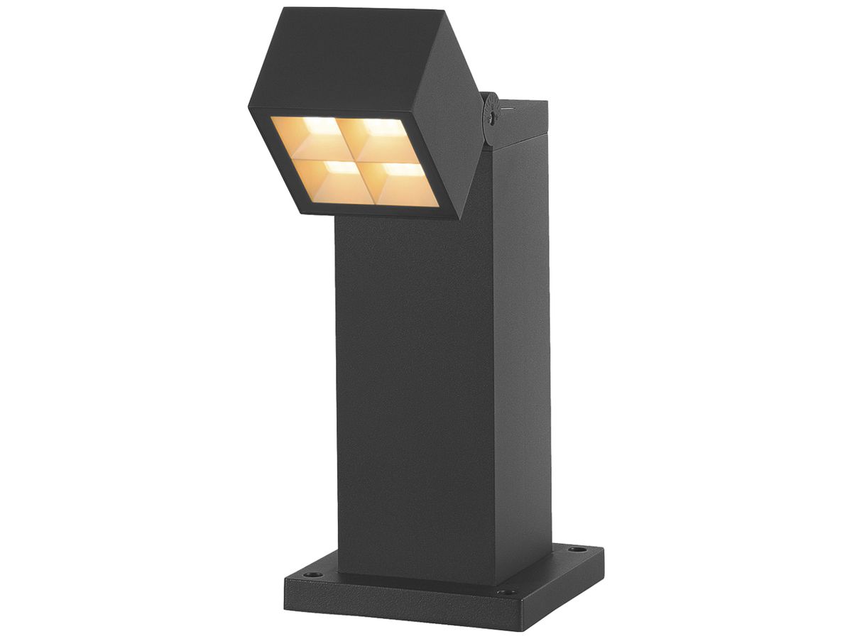 LED-Wegeleuchte SLV S-CUBE 35 15W 1000lm 2700/3000K IP65 144×144×350 anthrazit