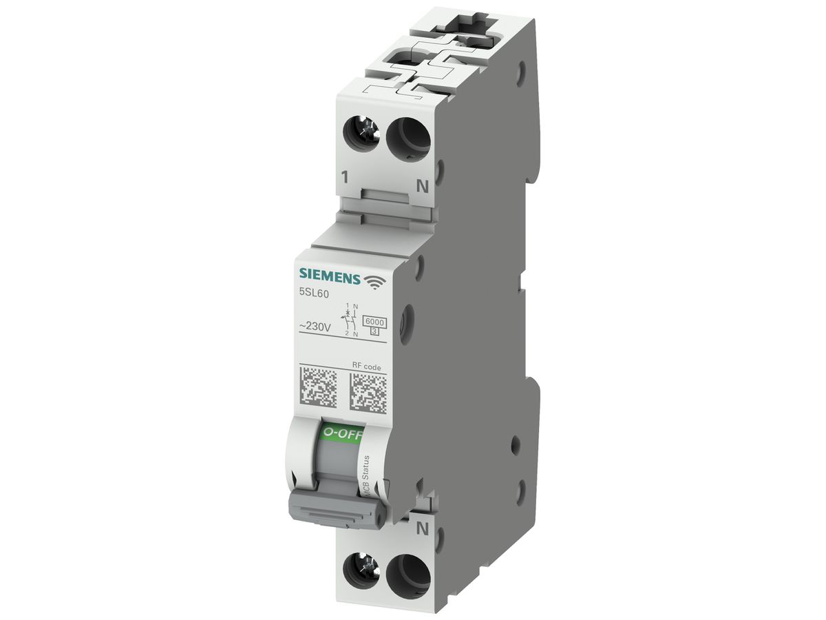 Leitungsschutzschalter Siemens SENTRON 5SL6 COM 1LN C-2A 6kA 1TE RF
