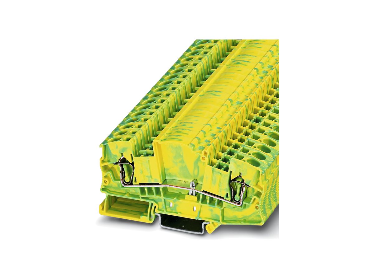 Messwandlerklemme 0.2…10mm² Zugfederanschluss grün/gelb