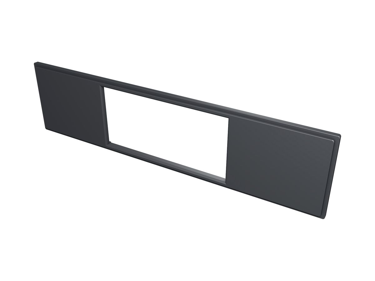 Blende R&M U-Box 410 90×45 1 Port schwarz