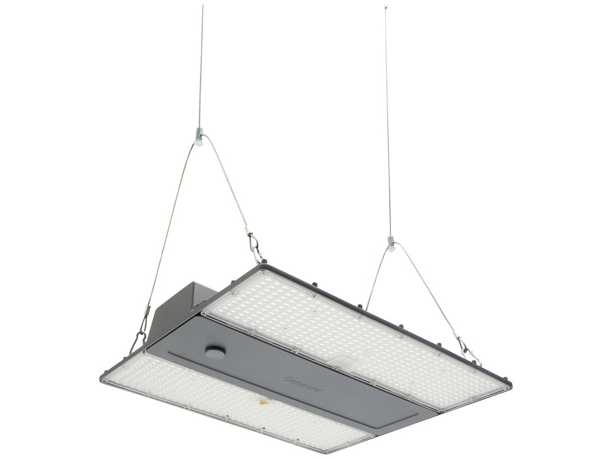 LED-Hallenstrahler Sylvania Rocks 72W 13100lm 840 IP65 30×60° DALI 481×446