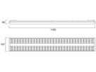 LED-Deckenleuchte Sylvania RANA NEO 2L 57W 6800lm 3000K IP20 weiss