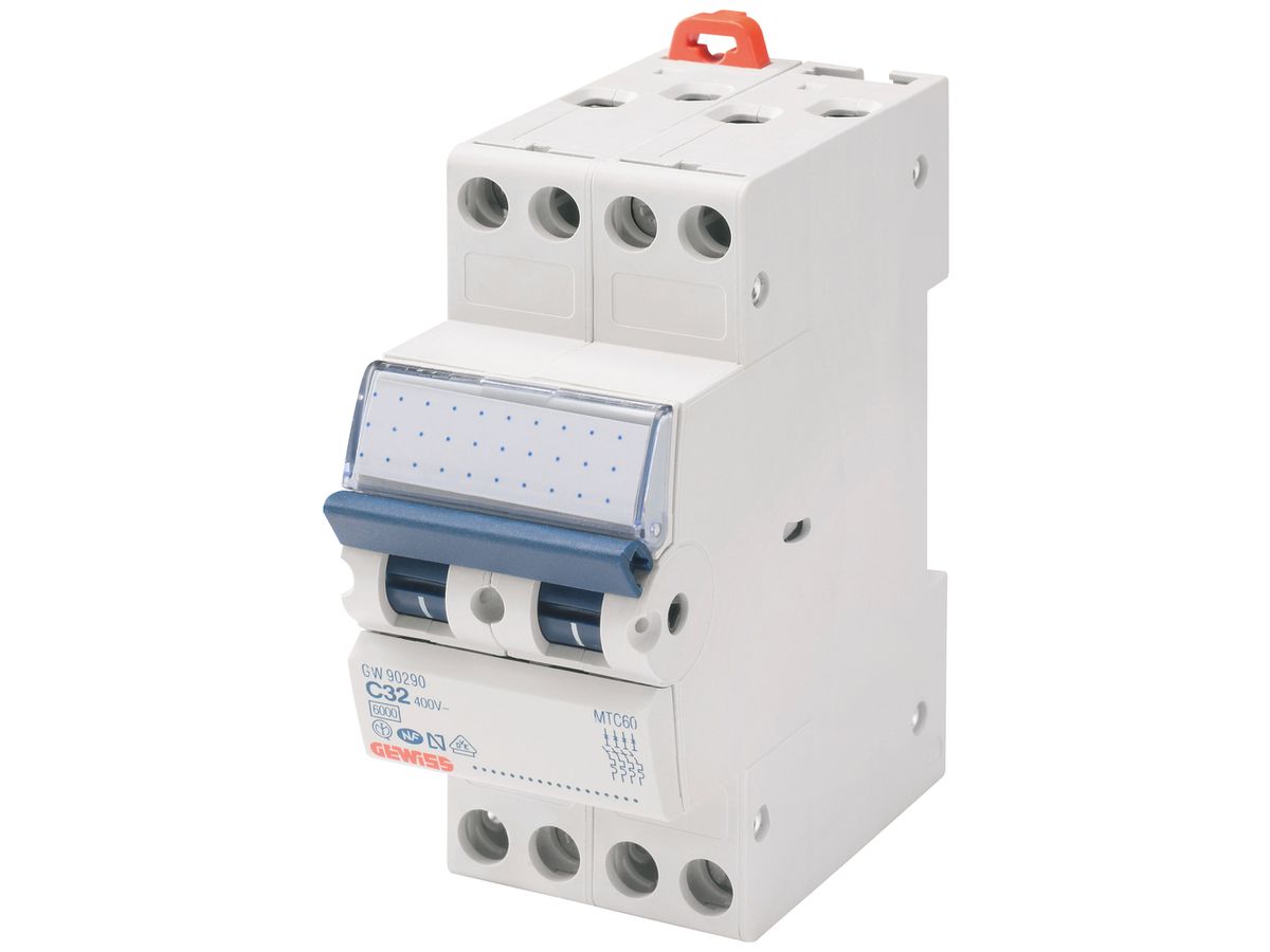 Leitungsschutzschalter Gewiss 90 MCB 4P 400V C 20A 6kA 2TE
