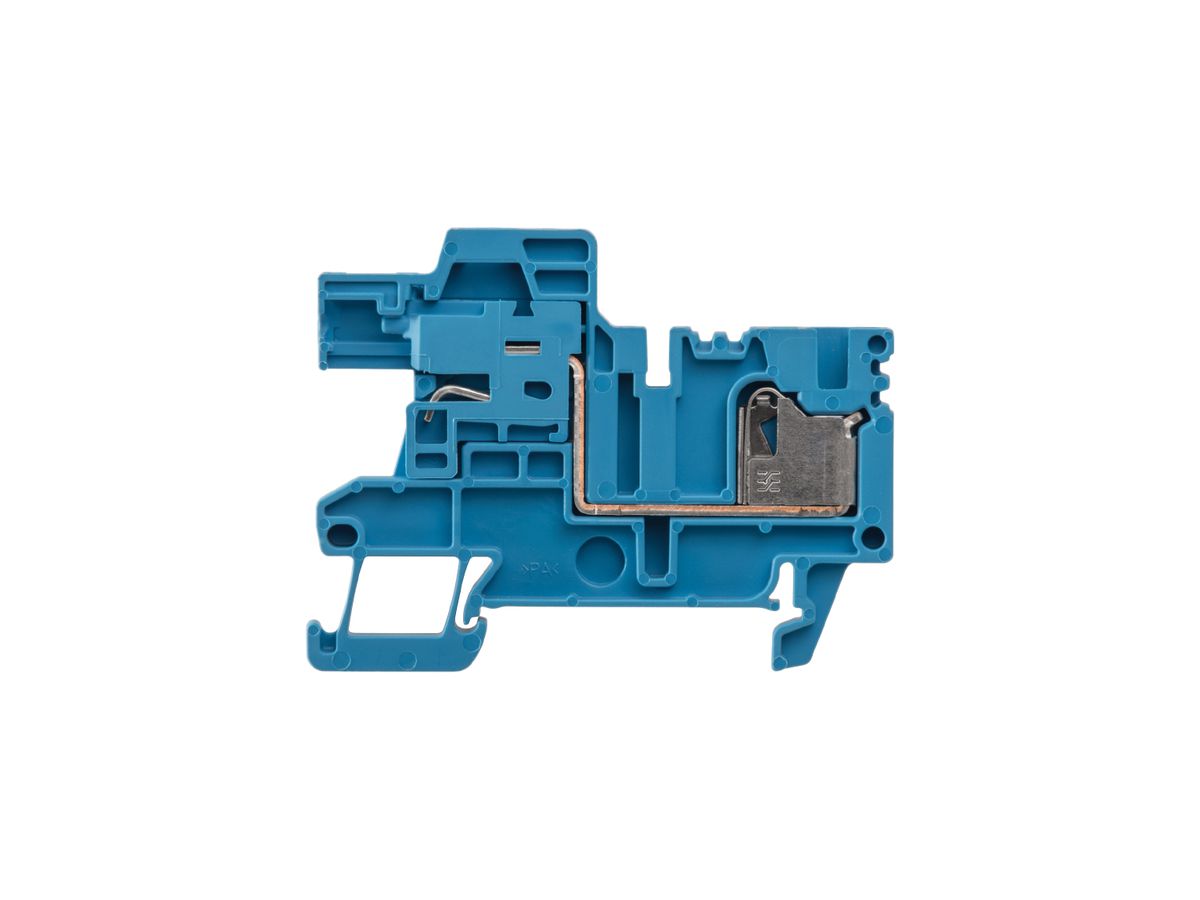 Neutralleiter-Reihenklemme Weidmüller PNT PUSH IN 4mm² TS35 blau
