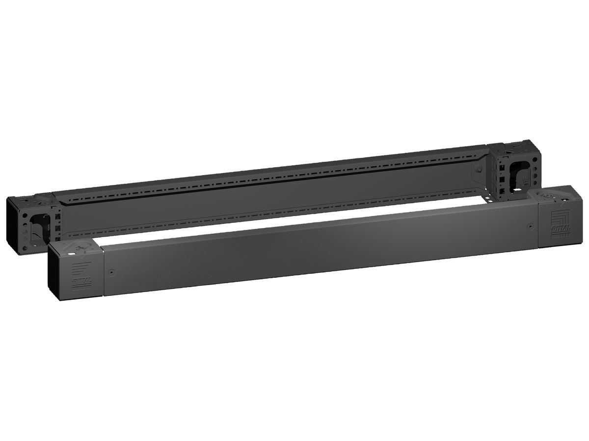 Sockelblende Rittal VX 8660.006 1100×100mm vorder-/rückseite schwarz Stahl 2Stk