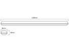 LED-Feuchtraumleuchte LDV SUBMARINE LED 36W 3000lm 4000K 1200 grau