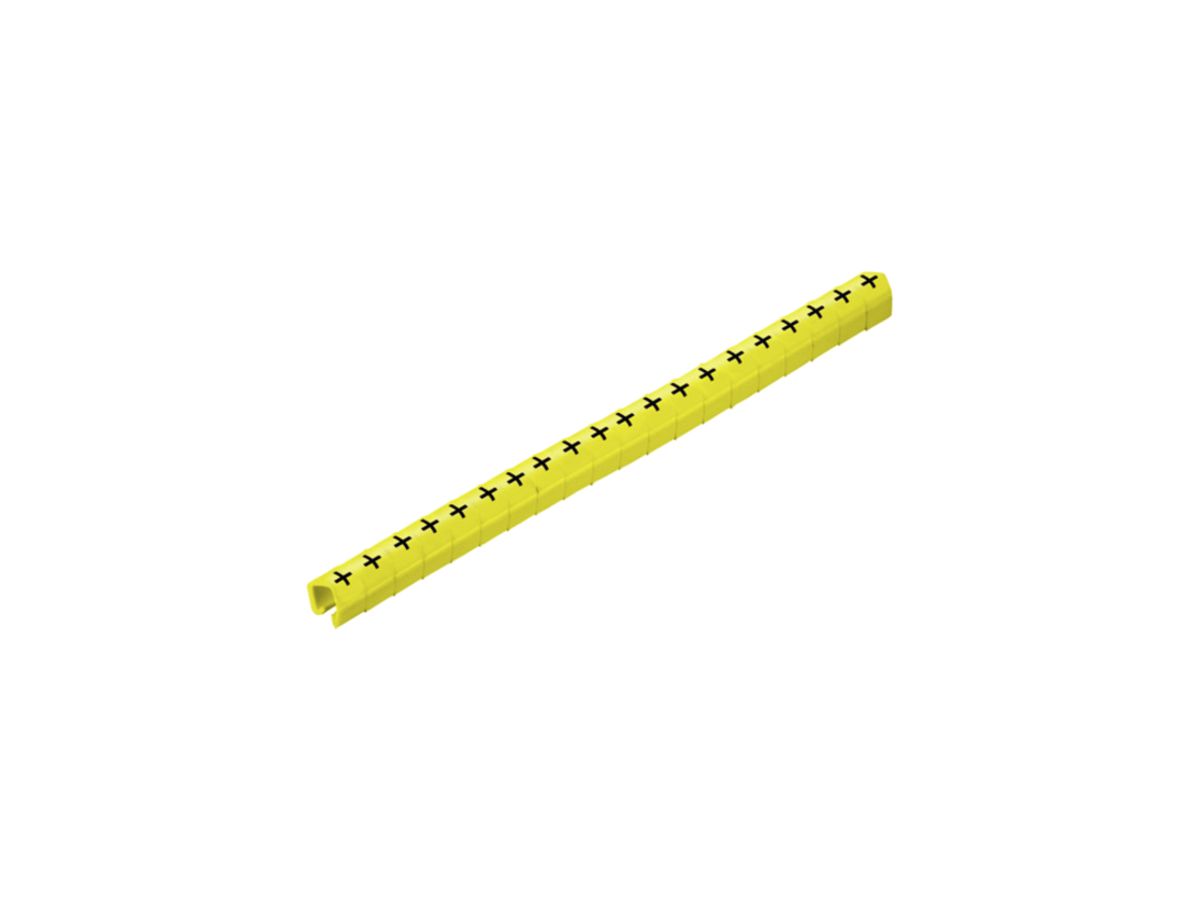 Leitermarkierer Weidmüller CLI C MP für Ø3…4mm 3×5.5mm Symbol: -, gelb