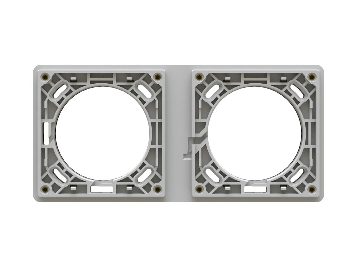 UP-Kopfzeile MAX HAURI EXO 1×2 62mm horizontal 190×90mm grau