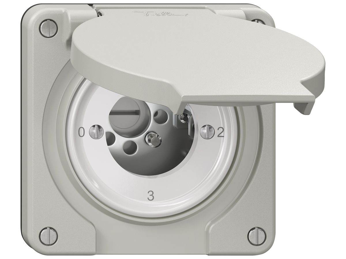 Schlüsselschalter NEVO SNAPFIX® Umschalter 16A 400V 0-1-2-3 lgu